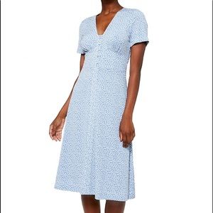 Leota V-Neck Midi Dress